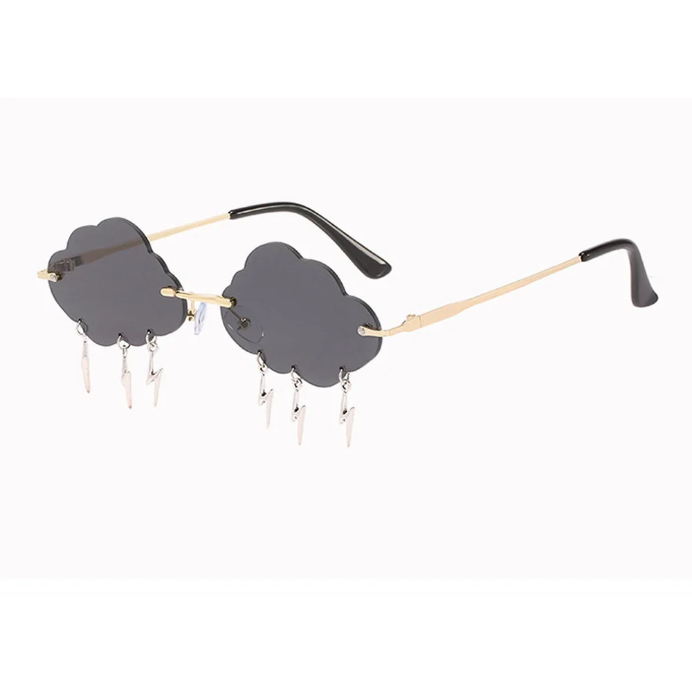 2021 New Mirror Rimless Personality Tinted Color Lens Sunglasses Women Men Frameless Glasses Lightning Pendant Shades Fashion
2021 New Mirror Rimless Personality Tinted Color Lens Sunglasses Women Men Frameless Glasses Lightning Pendant Shades Fashion