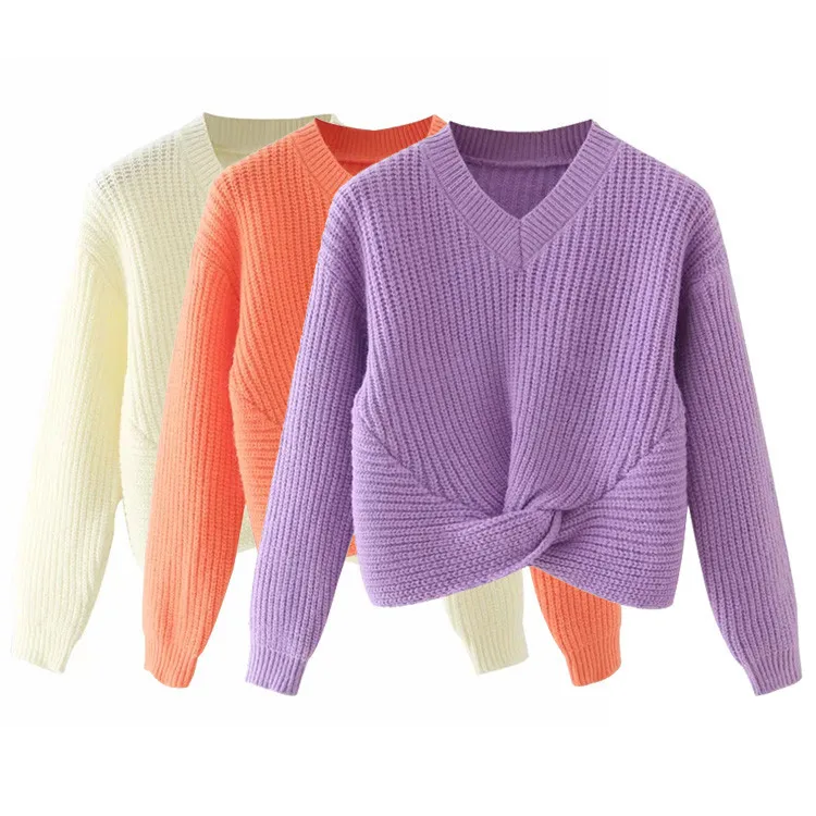2020 Women Fashion Candy Color Bow Sweater V Neck Crop Jumper Outwears Spring Autumn Winter New Ladies Skinny Slim Tops
2020 Women Fashion Candy Color Bow Sweater V Neck Crop Jumper Outwears Spring Autumn Winter New Ladies Skinny Slim Tops