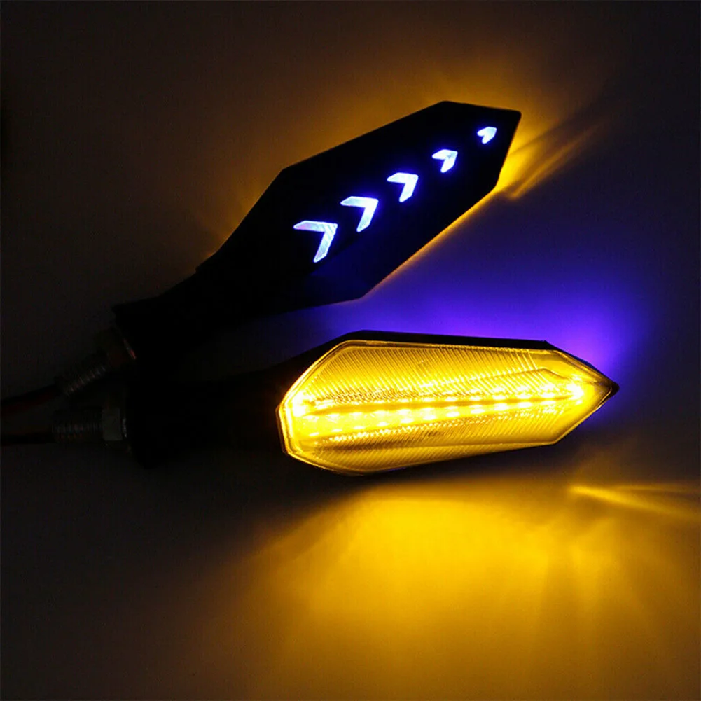 4x Motorcycle 12 LED Flowing Turn Signal Light Indicator Blinker Lamp Amber/Blue Turn Signal Light DC 12V Motorcycles Light
4x Motorcycle 12 LED Flowing Turn Signal Light Indicator Blinker Lamp Amber/Blue Turn Signal Light DC 12V Motorcycles Light
