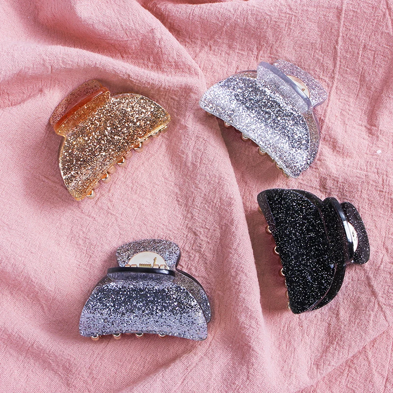 Creative Geometric Hair Clip Ponytail Hair Accessories Solid Color Leopard Print Shiny Acrylic Hair Claws Fashion Small Hair Pin
Creative Geometric Hair Clip Ponytail Hair Accessories Solid Color Leopard Print Shiny Acrylic Hair Claws Fashion Small Hair Pin