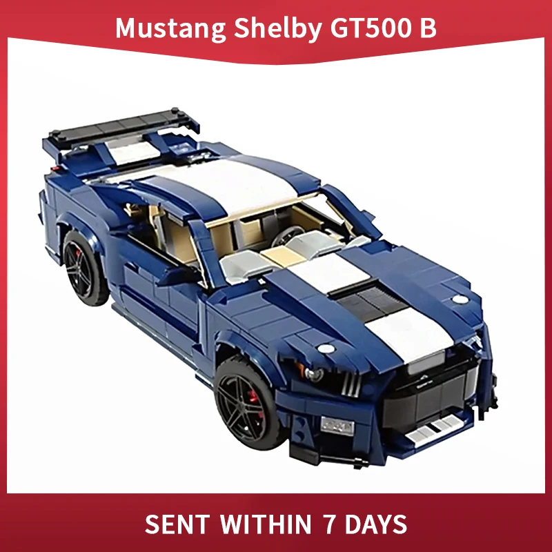 MOC-32898 10265 Mustanging Shelby GT500 B Model High-tech Car Building Blocks DIY Racing Car Sportscar Toys For Kids Xmas Gifts
MOC-32898 10265 Mustanging Shelby GT500 B Model High-tech Car Building Blocks DIY Racing Car Sportscar Toys For Kids Xmas Gifts