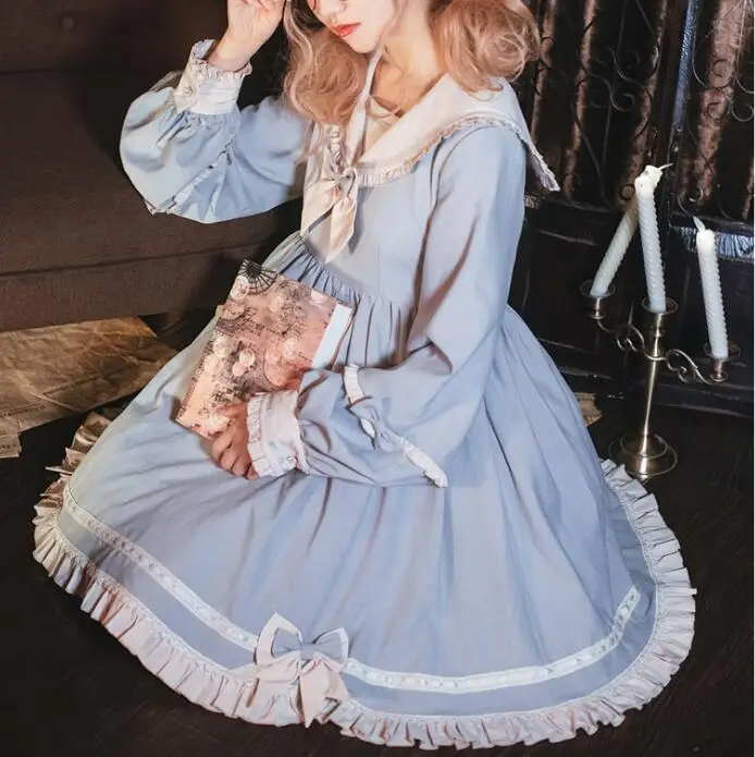 Princess tea party sweet lolita dress vintage sailor collar bowknot high waist victorian dress kawaii girl gothic lolita op cos
Princess tea party sweet lolita dress vintage sailor collar bowknot high waist victorian dress kawaii girl gothic lolita op cos