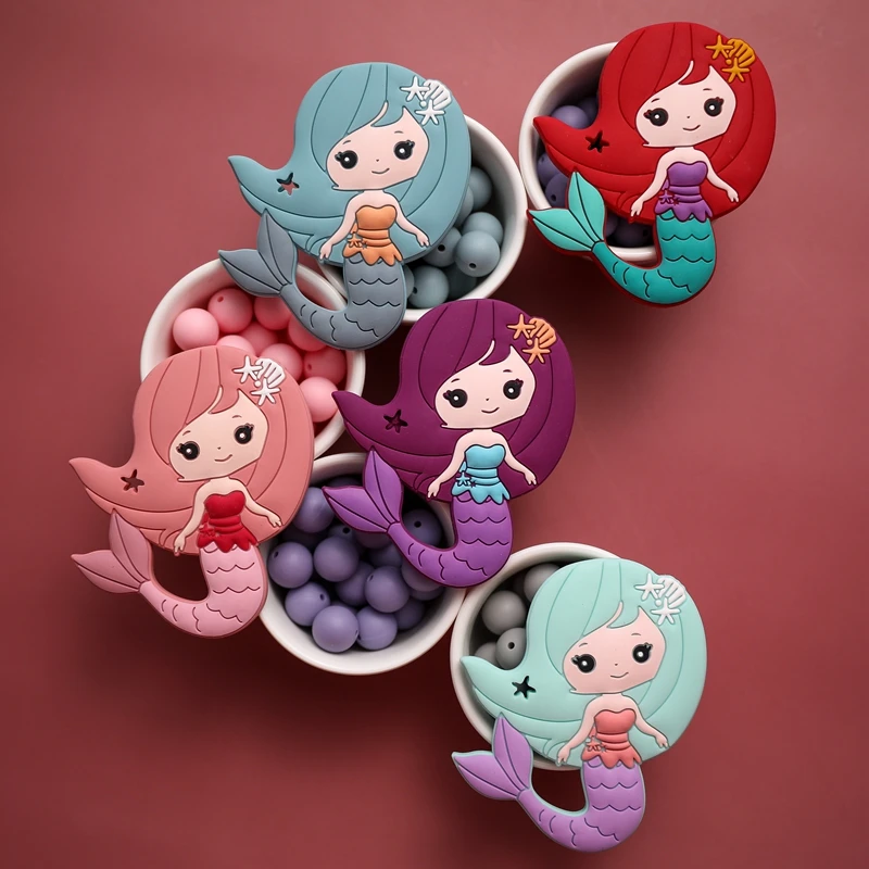 Let's make 5PCS Ocean Mermaid Teether Baby Care Products Free BPA Marine Animal Mermaid Teether Food Grade Tiny Rod
Let's make 5PCS Ocean Mermaid Teether Baby Care Products Free BPA Marine Animal Mermaid Teether Food Grade Tiny Rod