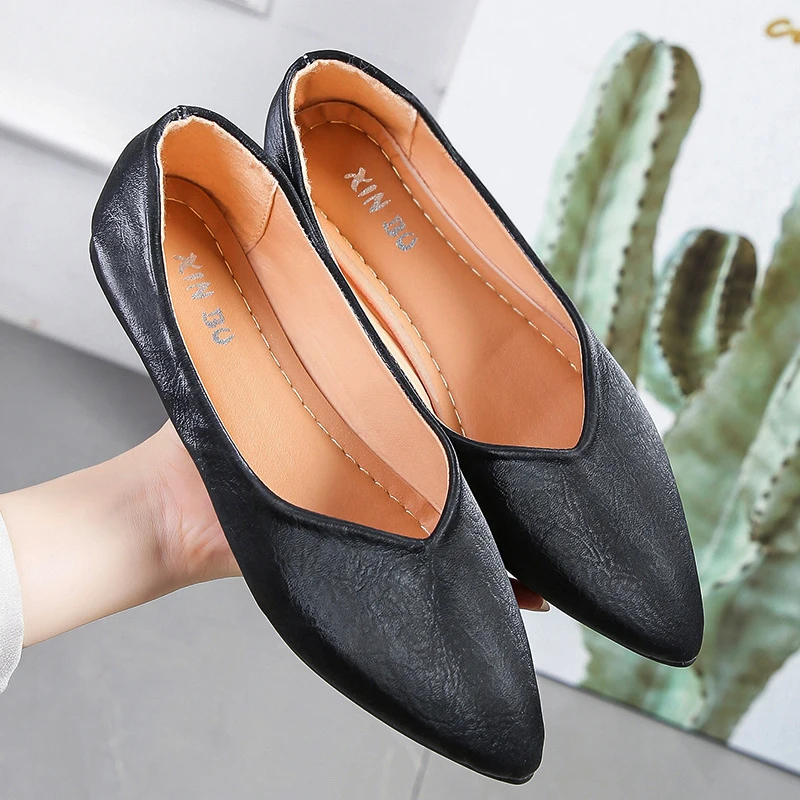 Ladies Single Shoes Low Heel Flat Shoes Summer New Fashion Fashion Thin Pointed Korean Simple Low Fashion Single Shoes
Ladies Single Shoes Low Heel Flat Shoes Summer New Fashion Fashion Thin Pointed Korean Simple Low Fashion Single Shoes