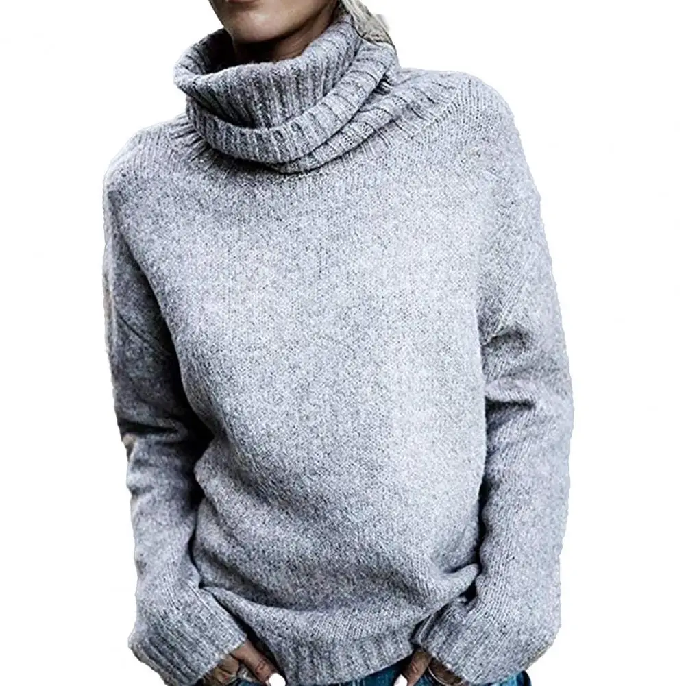 Pullover Sweater Soft Anti-pilling Breathable Casual Turtleneck Women Knitted Sweater Winter
Pullover Sweater Soft Anti-pilling Breathable Casual Turtleneck Women Knitted Sweater Winter