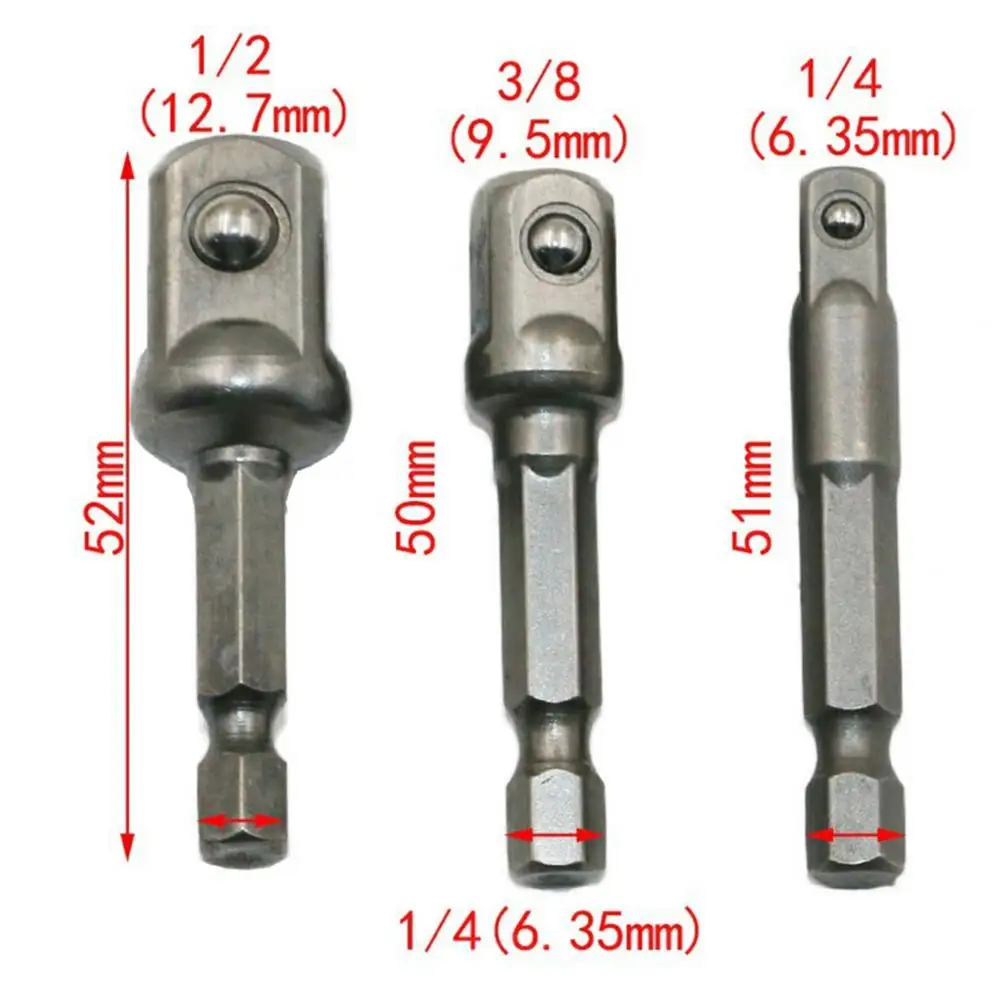 7PCS Sockets Adapter Set Chrome Vanadium Steel Hex Shank Hexagon Shank Nut For Drill Wrench Screwdriver Tools
7PCS Sockets Adapter Set Chrome Vanadium Steel Hex Shank Hexagon Shank Nut For Drill Wrench Screwdriver Tools