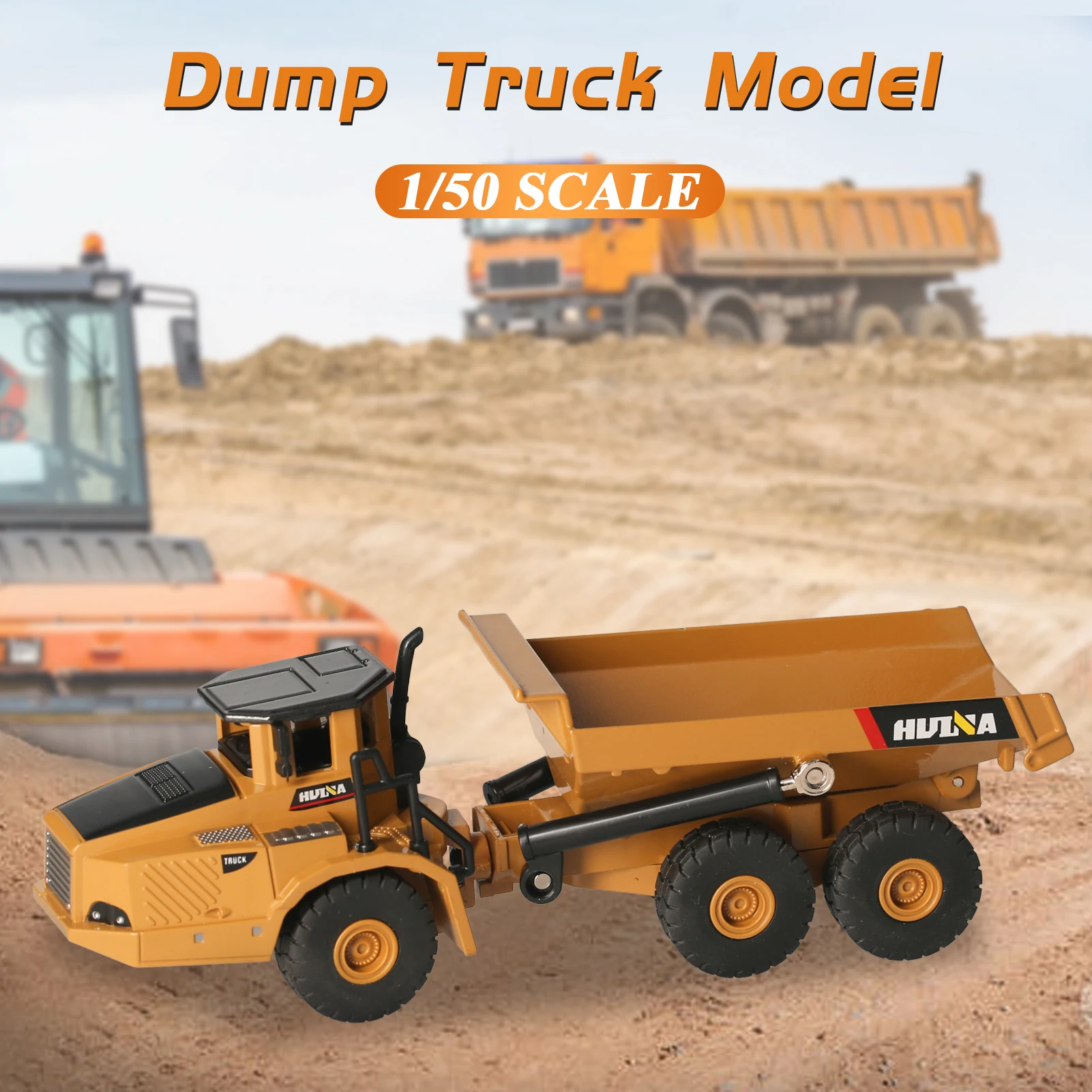 HUINA 1712 Dump Truck Model 1/50 Metal Dump Truck Engineering Car Vehicle Construction Gift for Kids Boys Loaded Compartment
HUINA 1712 Dump Truck Model 1/50 Metal Dump Truck Engineering Car Vehicle Construction Gift for Kids Boys Loaded Compartment