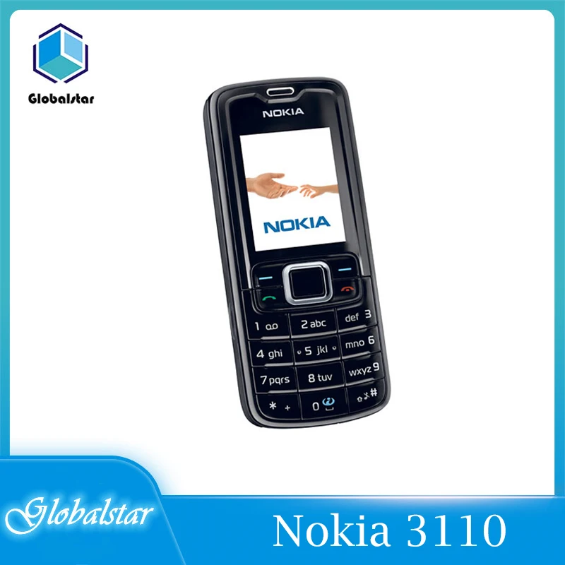 

Nokia 3110 Refurbished Original 3110c cell phone GSM 900 / 1800 / 1900 unlocked phone with English/Russia/Arabic Keyboard