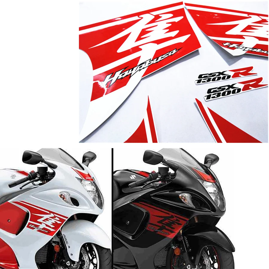 Высококачественные наклейки hayabusa для мотоцикла 4 цвета gsxr1300 2009 2019 год|Наклейки и