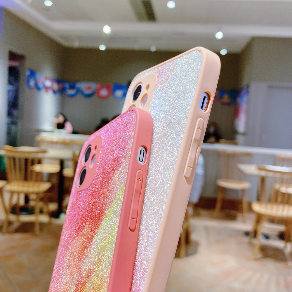 Gradient Color Rhinestone Soft Border Phone Case for IPhone 11 12 Pro Max Luxury Water Color Back Cover for 8 7 Plus X XR XS Max
Gradient Color Rhinestone Soft Border Phone Case for IPhone 11 12 Pro Max Luxury Water Color Back Cover for 8 7 Plus X XR XS Max