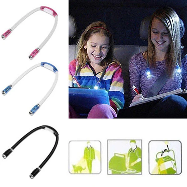 Flexible Handsfree LED Neck Light Book Reading Lamp Night Flashlight Camping Light FAS6
Flexible Handsfree LED Neck Light Book Reading Lamp Night Flashlight Camping Light FAS6
