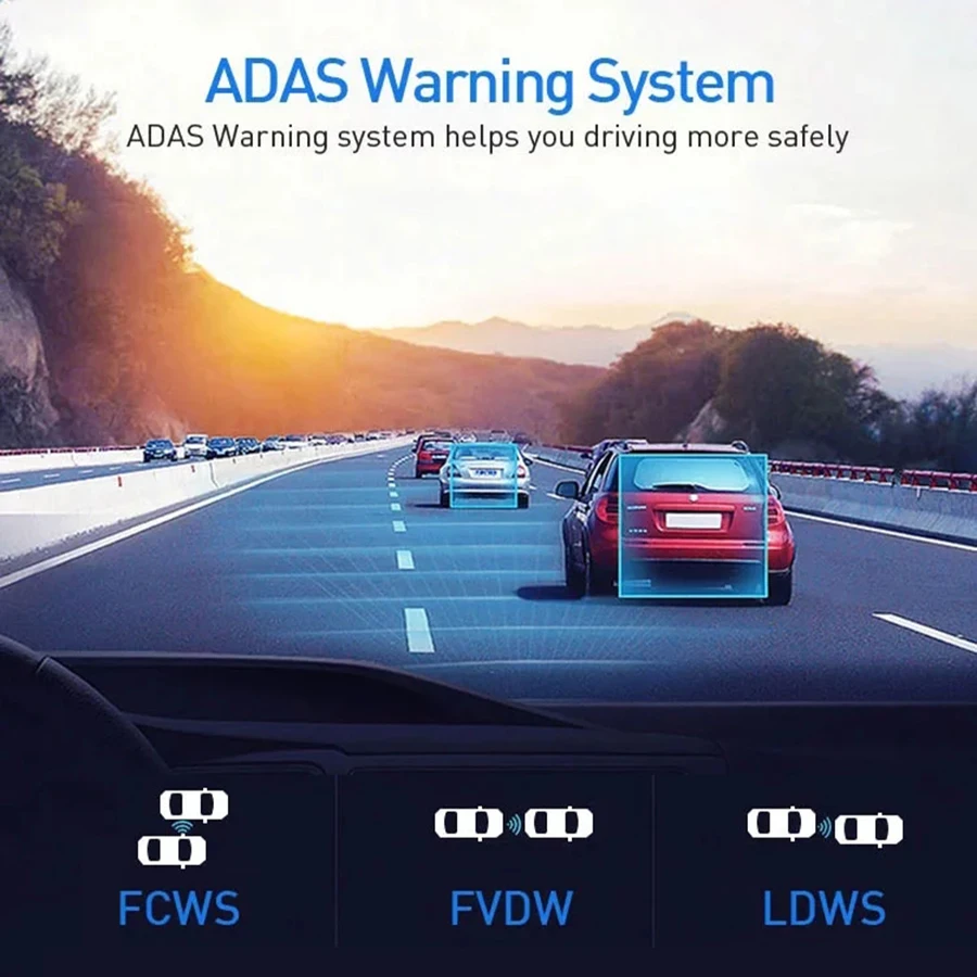 4G ADAS Dash Cam GPS Android 8.1 WiFi navigation 1080P Car Dual cameras Video Recorder DVR APP Remote 24H Parking Monitor | Автомобили и