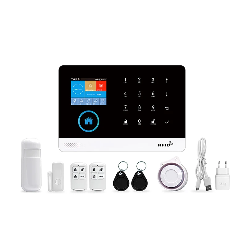 2021 new tuya alarm system 4G/ WiFi home alarm system house alarm security system wireless
2021 new tuya alarm system 4G/ WiFi home alarm system house alarm security system wireless