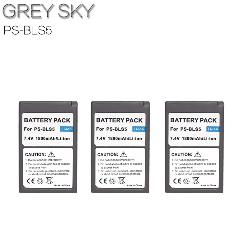 4 шт. аккумулятор BLS5 с жк-зарядным устройством для Olympus PEN аккумулятора жк-экраном