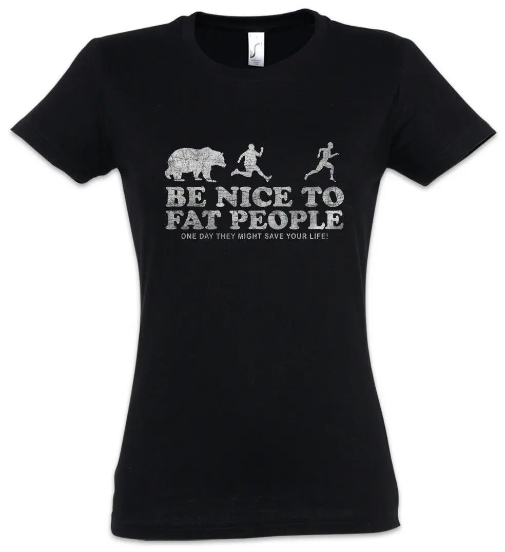 Be Nice To Fat People I Damen T-Shirt Fun Chubby Pride Fat Large Big Heavy Proud
Be Nice To Fat People I Damen T-Shirt Fun Chubby Pride Fat Large Big Heavy Proud