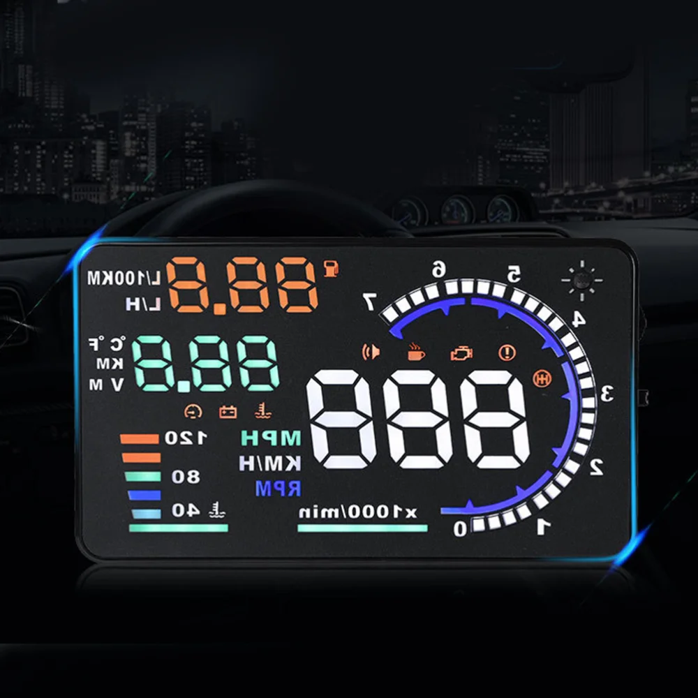 High Definition Head Display Digital Universal Car HUD Speedmeter Over Reminder MPH
High Definition Head Display Digital Universal Car HUD Speedmeter Over Reminder MPH