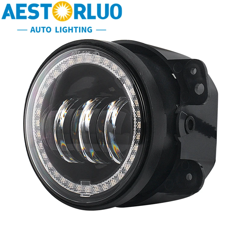 AESTORLUO 2pcs Factory Supply 4" Inch Round LED Fog Light DRL Halo Ring For Jeep Wrangler Front Bumper Light Driving Offroad
AESTORLUO 2pcs Factory Supply 4" Inch Round LED Fog Light DRL Halo Ring For Jeep Wrangler Front Bumper Light Driving Offroad