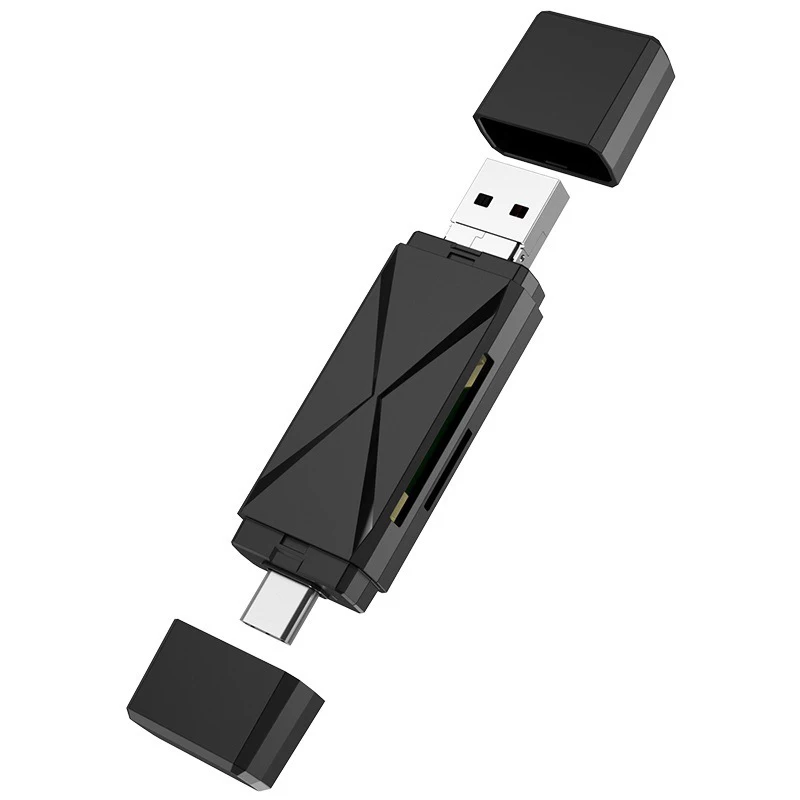 Multi Card Reader Type-C USB3.0 MiniUSB Interface Adapter Smart OTG For TF SD Card Reading
Multi Card Reader Type-C USB3.0 MiniUSB Interface Adapter Smart OTG For TF SD Card Reading