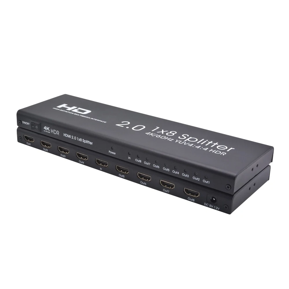 Разветвитель HD 2,0 1x8 4K 60 Гц HD 2,0 разветвитель HDCP 2,2 разветвитель HD 2,0 1 в 8 для PS4 XBox проектора
Разветвитель HD 2,0 1x8 4K 60 Гц HD 2,0 разветвитель HDCP 2,2 разветвитель HD 2,0 1 в 8 для PS4 XBox проектора