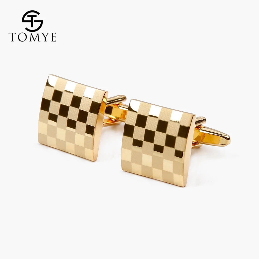 Cufflinks TOMYE XK18S392 Gold Color Round Lattice Jewelry Fashion Shirt Cuff Links for Men
Cufflinks TOMYE XK18S392 Gold Color Round Lattice Jewelry Fashion Shirt Cuff Links for Men
