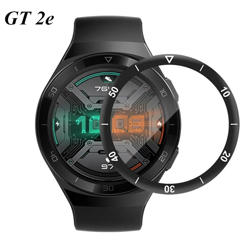 Защитная пленка для смарт-часов Huawei Watch GT 2e мягкая изогнутая на весь экран не