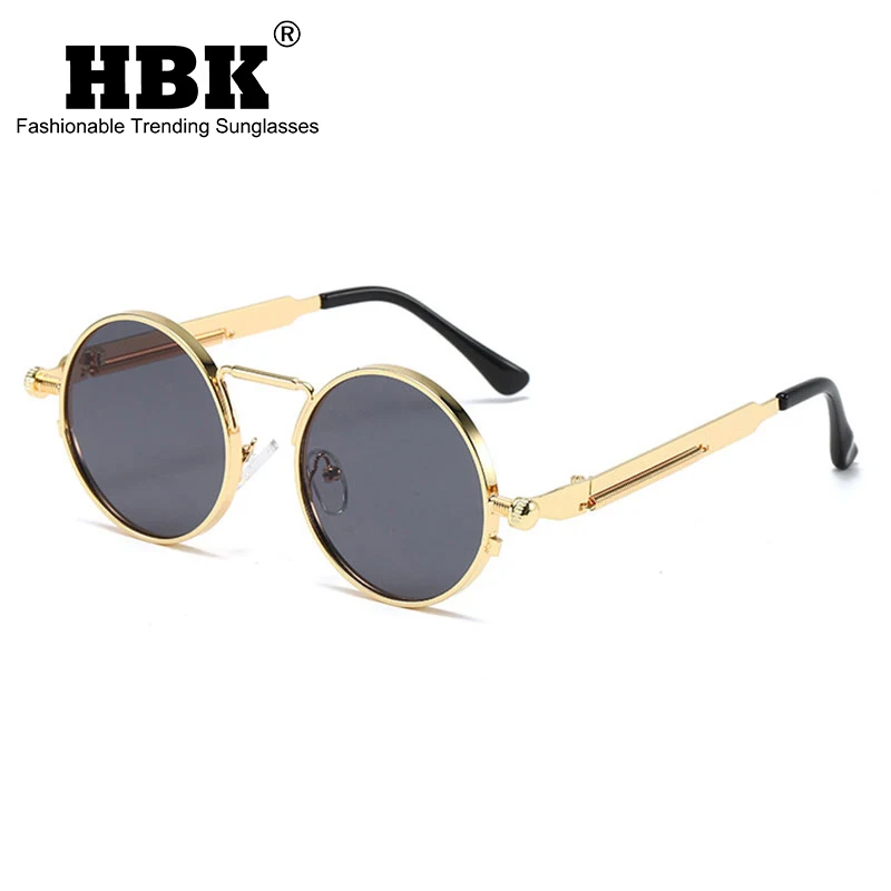 Retro Punk Round Sunglasses Men Vintage Metal Frame Colorful Sun Glasses Women Fashion Steampunk Spring Eyewear Gafas Sol Mujer
Retro Punk Round Sunglasses Men Vintage Metal Frame Colorful Sun Glasses Women Fashion Steampunk Spring Eyewear Gafas Sol Mujer