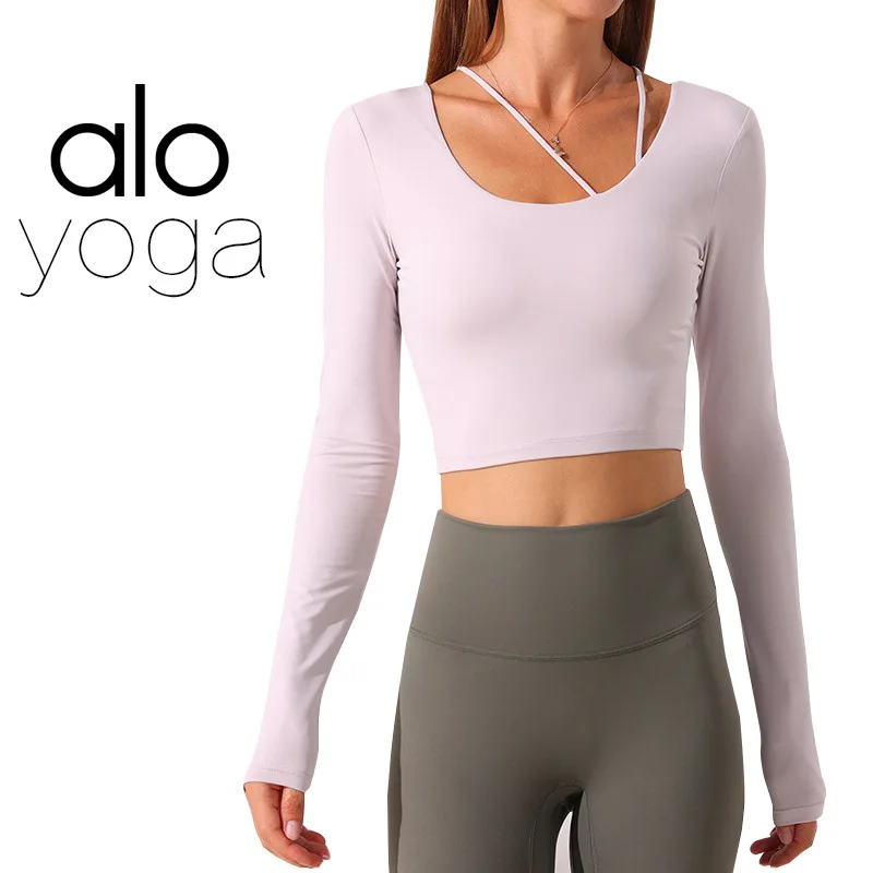 Alo New Yoga Sports Long Sleeve T-shirt Women's Fitness Yoga Suit Slim Body Fast Dry Breathable Running Thread Top -40
Alo New Yoga Sports Long Sleeve T-shirt Women's Fitness Yoga Suit Slim Body Fast Dry Breathable Running Thread Top -40