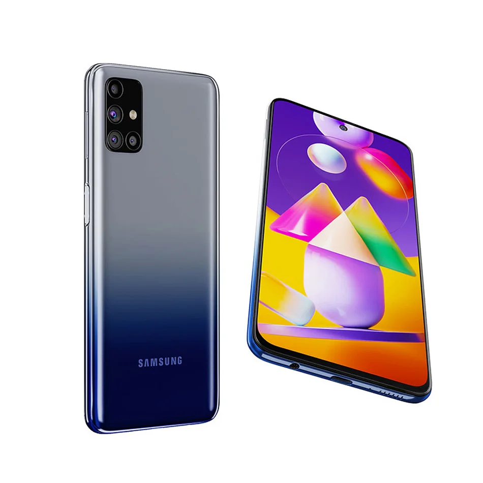 100% оригинальный Samsung Galaxy M31s M317F/DSN мобильный телефон 6 ГБ ОЗУ 128 ROM 5 "6000 мАч Android 10