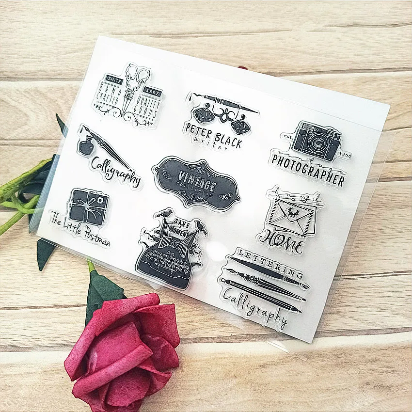 11*16cm Stamp the postmark Transparent Clear Stamps / Silicone Seals Roller Stamp for DIY scrapbooking photo album/Card Making
11*16cm Stamp the postmark Transparent Clear Stamps / Silicone Seals Roller Stamp for DIY scrapbooking photo album/Card Making