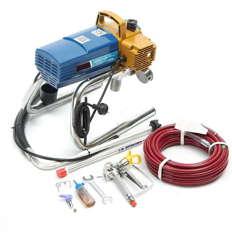 H680 High Pressure Airless Spraying Machine Professional Airless Spray Gun Airless Paint Sprayer Wall Spray Paint Sprayer 220V
H680 High Pressure Airless Spraying Machine Professional Airless Spray Gun Airless Paint Sprayer Wall Spray Paint Sprayer 220V