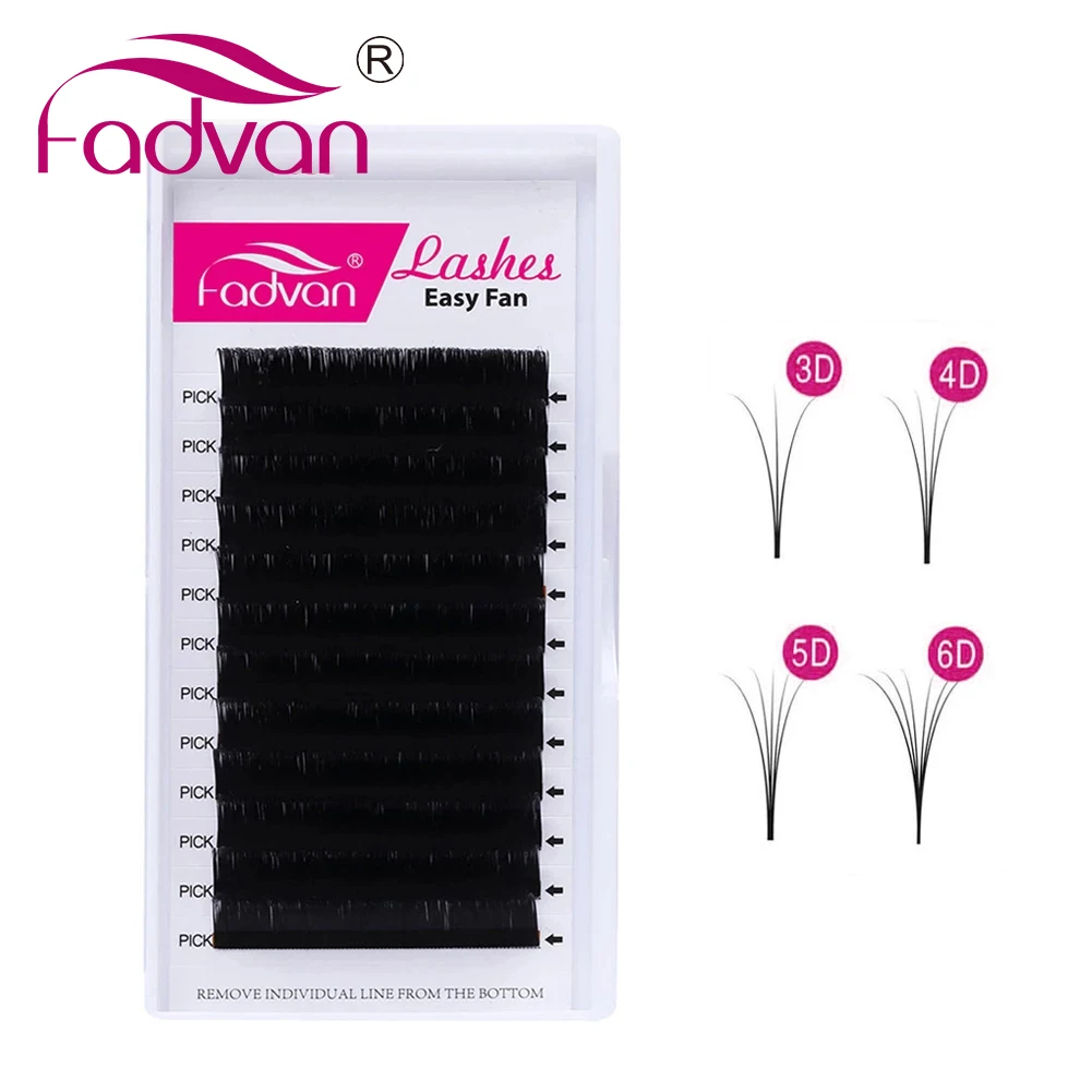 1 Second Easy Fan Lashes Extensions Fadvan Hot Auto Blooming Fake Eyelash 0.05/0.07/0.10mm 9-16mm Long Lasting for Lash Building
1 Second Easy Fan Lashes Extensions Fadvan Hot Auto Blooming Fake Eyelash 0.05/0.07/0.10mm 9-16mm Long Lasting for Lash Building
