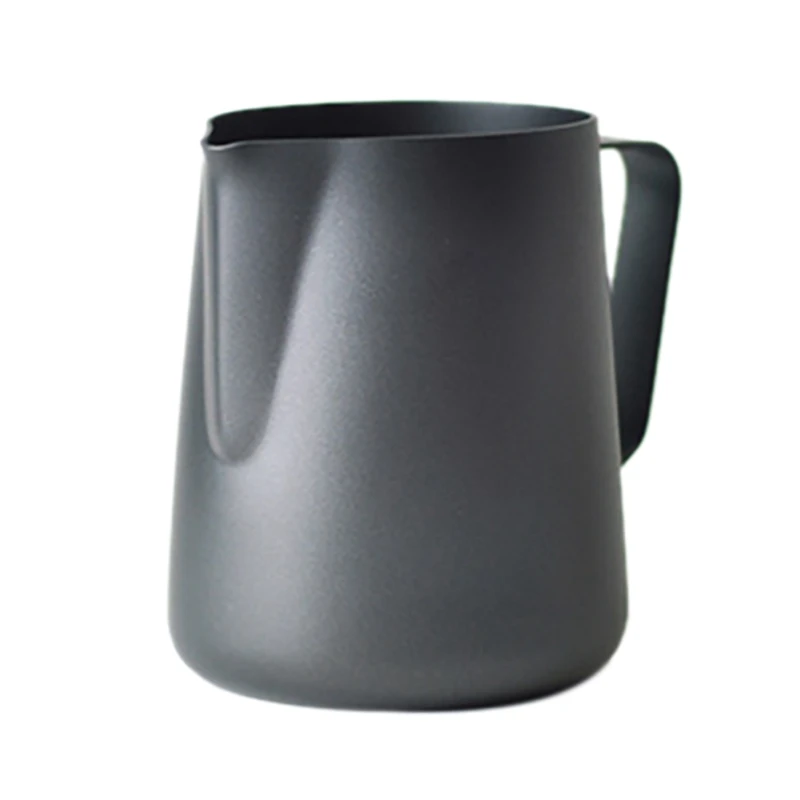 Черная кофейная кружка с антипригарным покрытием чашка кувшин из нержавеющей