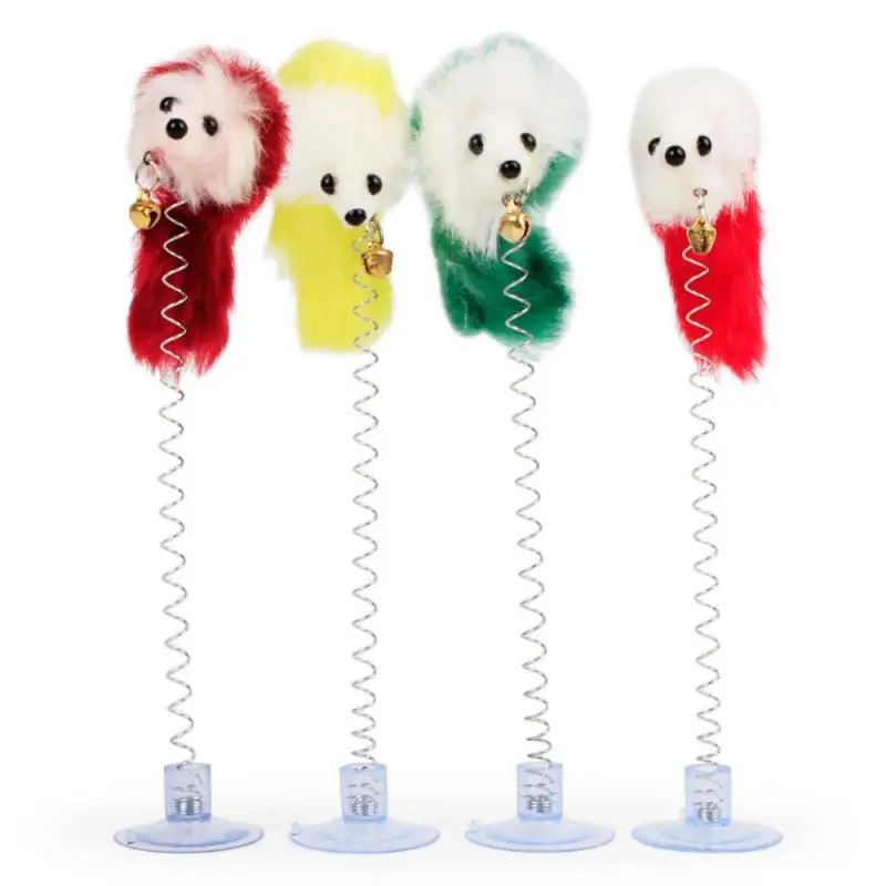 1PC Cat Toys Feather Stick Spring Suction Cup With Bell Spring Mouse Cat Supplies Spring Feather Pet Elastic Feathers Cat Stick
1PC Cat Toys Feather Stick Spring Suction Cup With Bell Spring Mouse Cat Supplies Spring Feather Pet Elastic Feathers Cat Stick