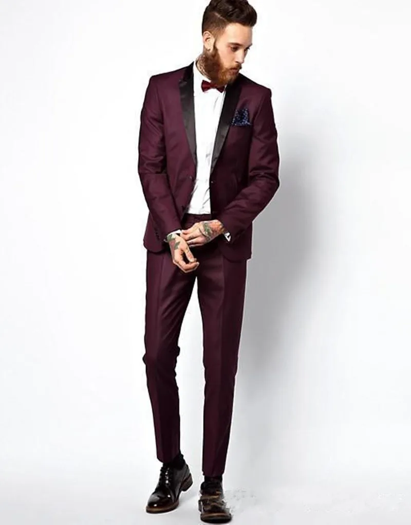 New Fashion Burgundy Mens Wedding Suits Cheap Slim Fit Two Pieces Groomsmen Suit Two Buttons Formal Prom Party Suits
New Fashion Burgundy Mens Wedding Suits Cheap Slim Fit Two Pieces Groomsmen Suit Two Buttons Formal Prom Party Suits