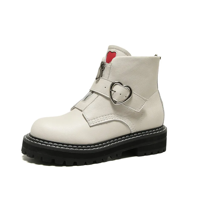 Женские мотоциклетные ботильоны Love Botas, Черные ботильоны из натуральной кожи, на молнии, с пряжкой, на платформе, осень
Женские мотоциклетные ботильоны Love Botas, Черные ботильоны из натуральной кожи, на молнии, с пряжкой, на платформе, осень