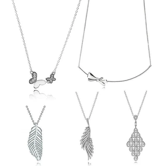 LIDU 100%925 Silver High Quality Cubic Zirconia Feather Necklace Gift To Friends Free Mail Manufacturer Wholesale
LIDU 100%925 Silver High Quality Cubic Zirconia Feather Necklace Gift To Friends Free Mail Manufacturer Wholesale