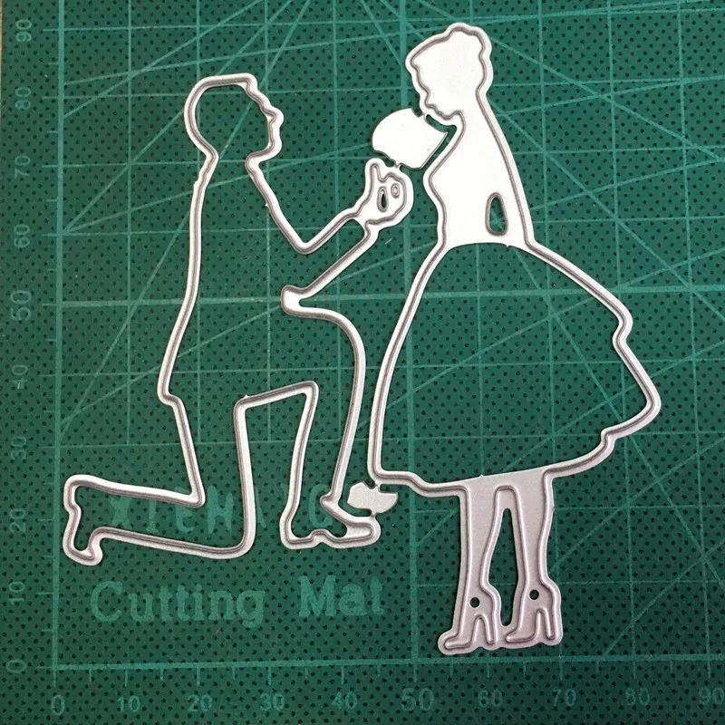 man woman propose marriage Metal Cutting Dies stamps and dies Stencils DIY Scrapbooking dies Album Card Making Embossing Die Cut
man woman propose marriage Metal Cutting Dies stamps and dies Stencils DIY Scrapbooking dies Album Card Making Embossing Die Cut