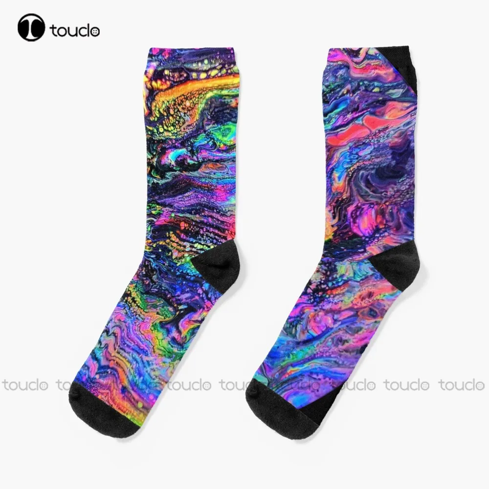 

Galactic Drip Socks Unisex Adult Teen Youth Socks Personalized Custom 360° Digital Print Hd High Quality Christmas Gift