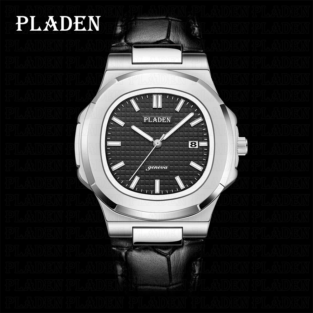 PLADEN Popular Wristwatch Mens Top Brand Simple Black Leather Strap Watch Men Leisure Luminous Hands Quartz Male Watches For Men
PLADEN Popular Wristwatch Mens Top Brand Simple Black Leather Strap Watch Men Leisure Luminous Hands Quartz Male Watches For Men