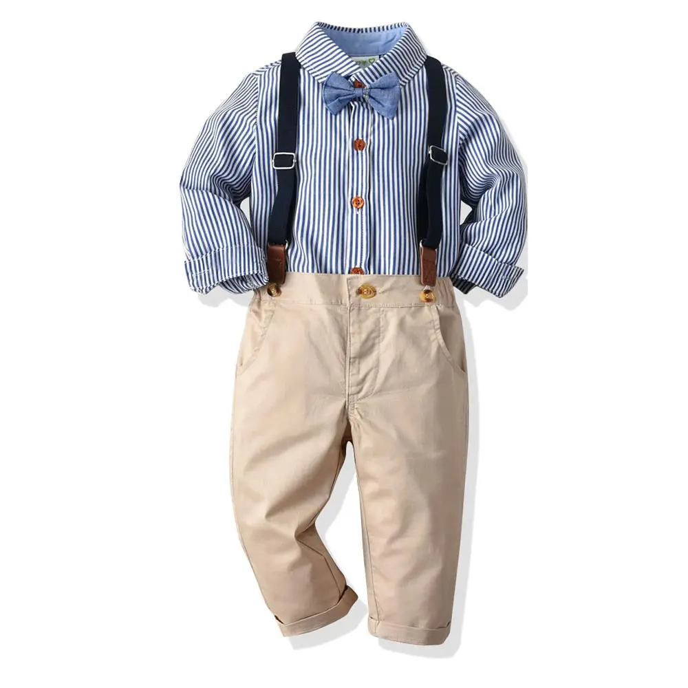 Newborn Baby Boys Bowknot Striped Romper Tops Strap Pants 3PCS Trousers Outfits Kids Gentleman Outdoor Party Classic Retro Sets
Newborn Baby Boys Bowknot Striped Romper Tops Strap Pants 3PCS Trousers Outfits Kids Gentleman Outdoor Party Classic Retro Sets