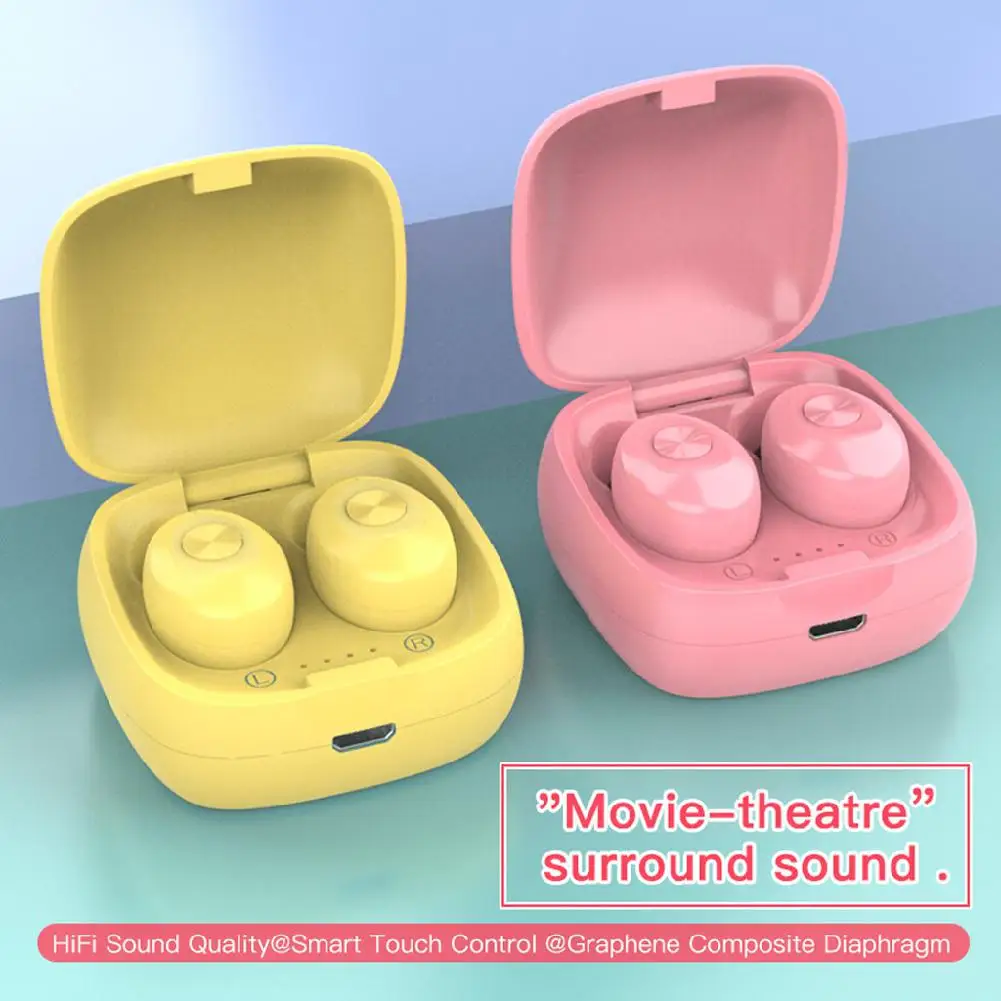 BEESCLOVER Wireless Connection Compatible for Cellphone Tablet Laptop XG12 TWS Earphones Bluetooth5.0 Sports Earphones r60
BEESCLOVER Wireless Connection Compatible for Cellphone Tablet Laptop XG12 TWS Earphones Bluetooth5.0 Sports Earphones r60