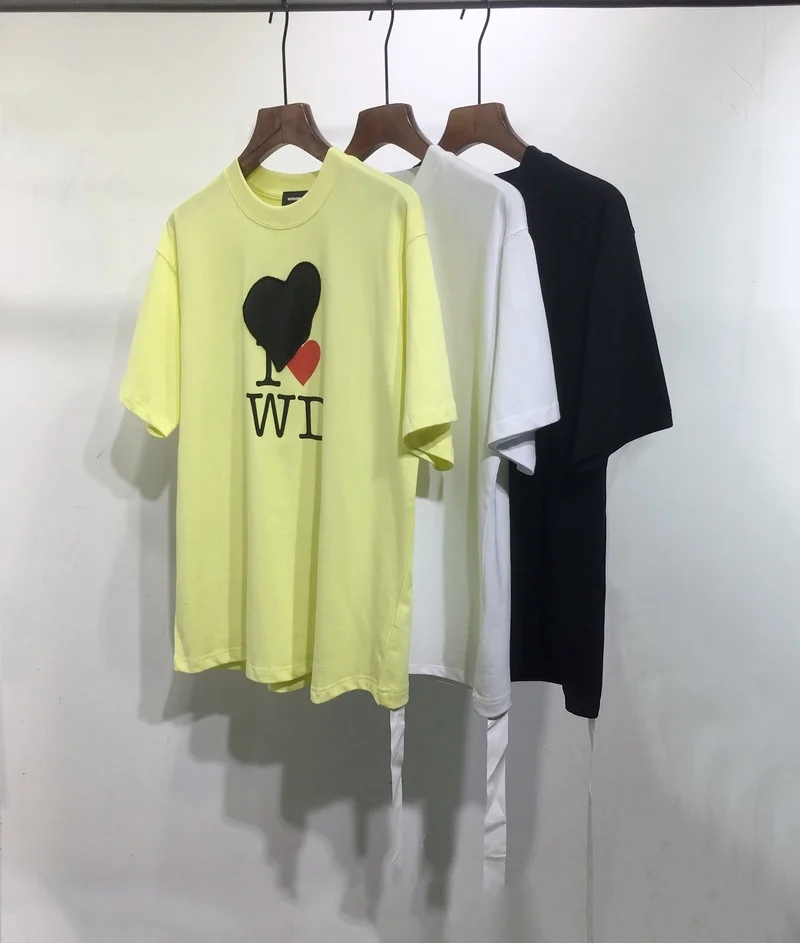 WE11 DONE T-shirt Men Women Alphabet Love Print Best Quality T-shirt Comfortable Loose Simple Casual Tshirt
WE11 DONE T-shirt Men Women Alphabet Love Print Best Quality T-shirt Comfortable Loose Simple Casual Tshirt