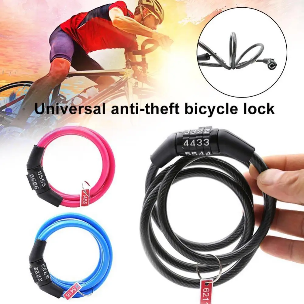 Universal Anti-Theft 4 Digits Combination Bike Bicycle Safety Code Password Lock Motorcycles Accessories
Universal Anti-Theft 4 Digits Combination Bike Bicycle Safety Code Password Lock Motorcycles Accessories