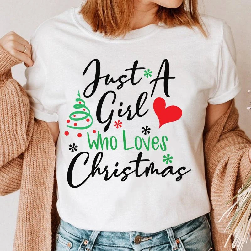 ZOGANKIN Just A Girl Who Loves Christmas Letters Graphic Printed Women T-shirt Merry Christmas Ladies Tshirts Female Tops Tee
ZOGANKIN Just A Girl Who Loves Christmas Letters Graphic Printed Women T-shirt Merry Christmas Ladies Tshirts Female Tops Tee