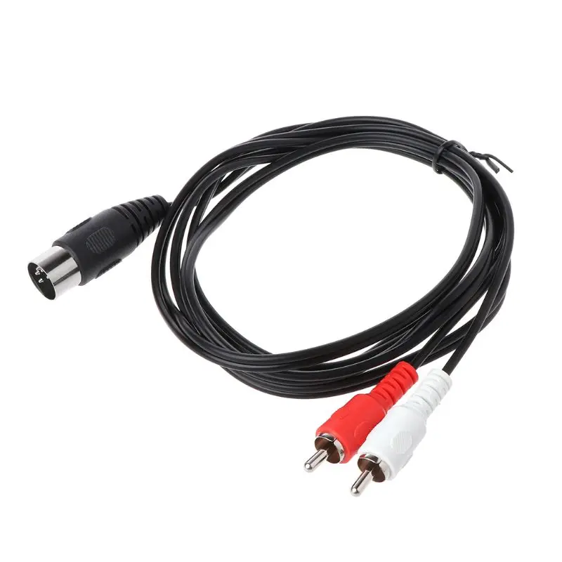 0.5M/1.5M 5 Pin Din Male to 2 RCA Male Audio Video Adapter Cable Wire Cord Connector for DVD Player
0.5M/1.5M 5 Pin Din Male to 2 RCA Male Audio Video Adapter Cable Wire Cord Connector for DVD Player
