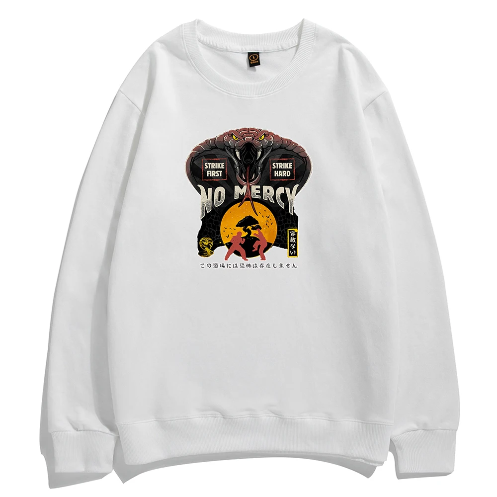 No Mercy Cobra Kai Funny Sweatshirts Mens Harajuku Japan Style Clothes 2021 Spring Cotton Cool Hoodie Fashion Hip Hop Sweatshirt
No Mercy Cobra Kai Funny Sweatshirts Mens Harajuku Japan Style Clothes 2021 Spring Cotton Cool Hoodie Fashion Hip Hop Sweatshirt