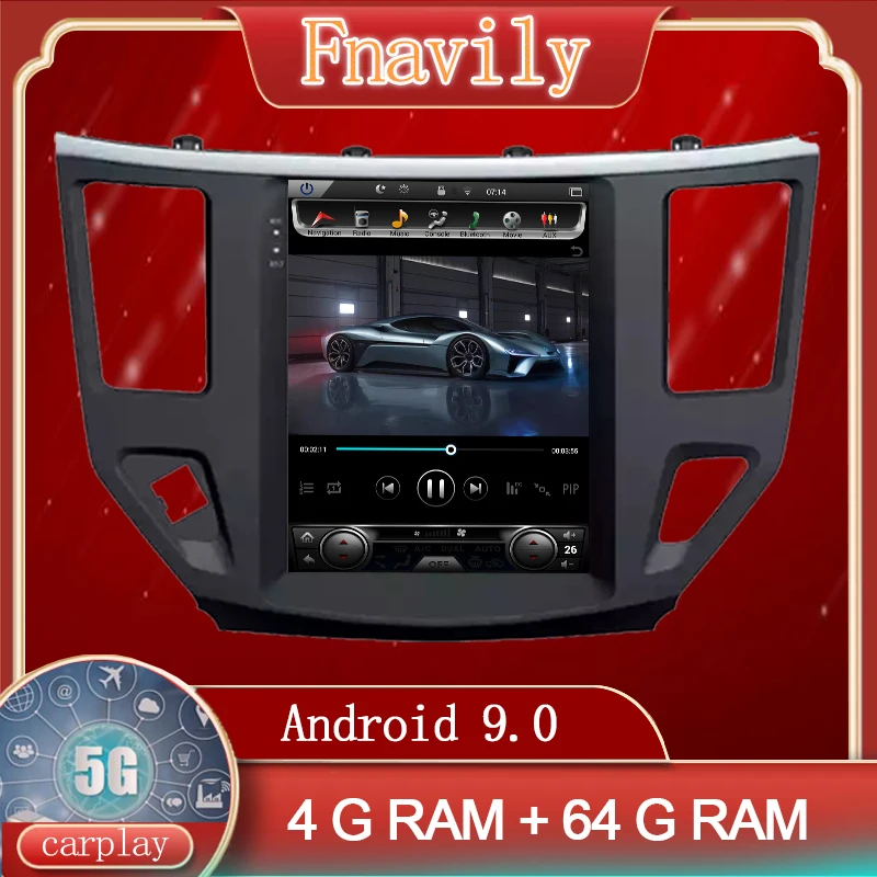 Fnavily Android автомобильное радио для Nissan Pathfinder автомобильное Стерео GPS Авторадио Навигация вертикальный экран 10,4 "2013-2019
Fnavily Android автомобильное радио для Nissan Pathfinder автомобильное Стерео GPS Авторадио Навигация вертикальный экран 10,4 "2013-2019