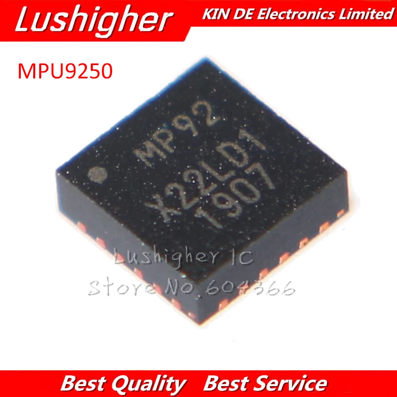 10PCS MPU9250 QFN MPU-9250 QFN-24 MP92 QFN24 9-axis Gyroscope Accelerometer Sensor New Original
10PCS MPU9250 QFN MPU-9250 QFN-24 MP92 QFN24 9-axis Gyroscope Accelerometer Sensor New Original