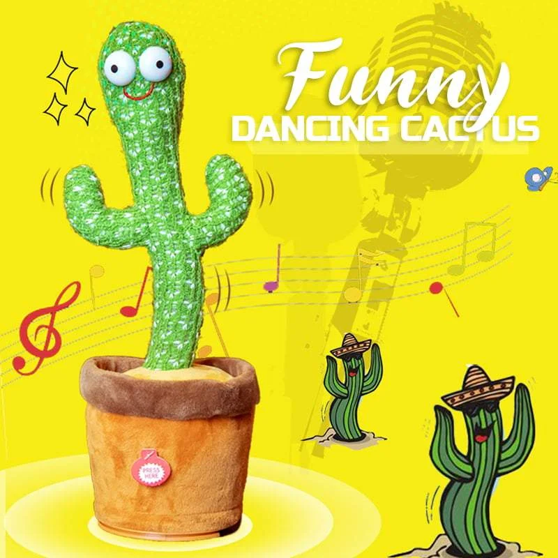 120 Songs Cactus Plush Toy Electric Singing Dancing And Twisting Cactus Luminous Recording Learning To Speak Twisting Plush Toy
120 Songs Cactus Plush Toy Electric Singing Dancing And Twisting Cactus Luminous Recording Learning To Speak Twisting Plush Toy