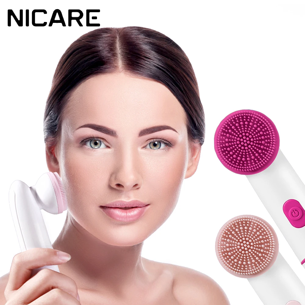 NICARE Electric Face Clean Brush Sonic Vibration Massage Facial Cleansing Blackhead Remover Deep Cleaning Washing Skin Care Tool
NICARE Electric Face Clean Brush Sonic Vibration Massage Facial Cleansing Blackhead Remover Deep Cleaning Washing Skin Care Tool